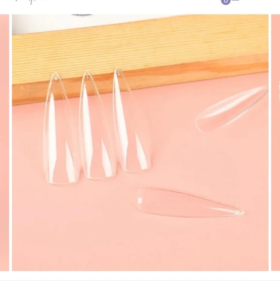 Allkem Luxury Nails Soft Gel XXL Stiletto Nails 2 Bags Of 504 Pieces 12 Sizes - Picture 6 of 9